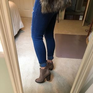 SOLD•Suede Booties•